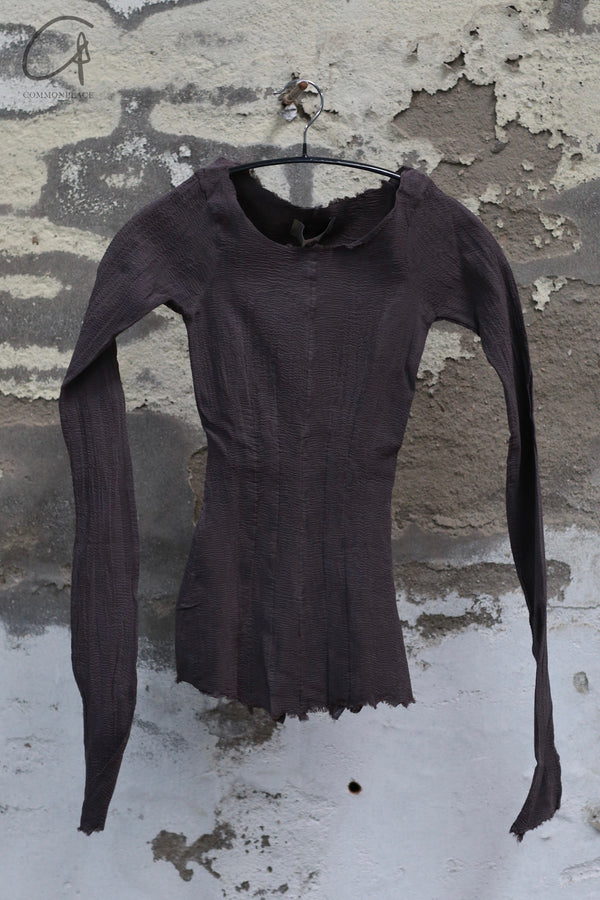 Marc Le Bihan Silk Shrink Classic Long Sleeve Base Top 26900 Series French Handmade MLB-26900-MOKA 24 New Colors 24 new colors